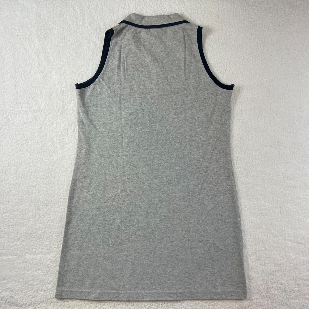 Polo Jeans Co. Made in USA Sleeveless Polo Dress Gray Women's‎ Size L VTG NMT - Picture 2 of 9